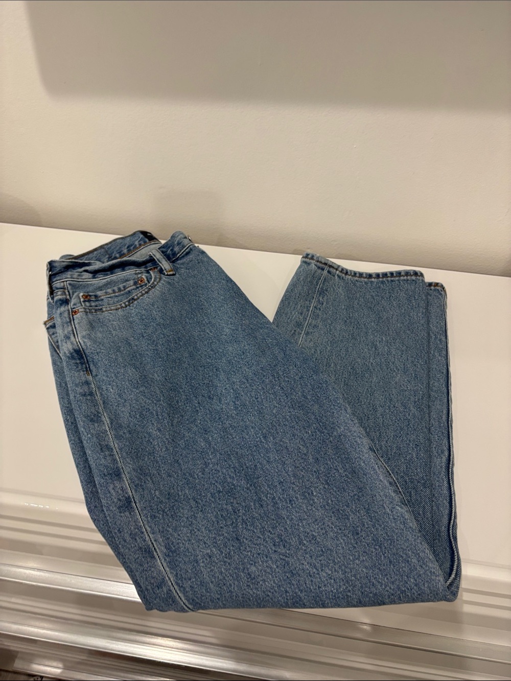 Classic Women’s Blue Straight Denim Jeans
